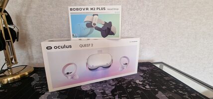 Oculus Quest 2 128gb + Bobovr M2 Plus + VorteXC3.2