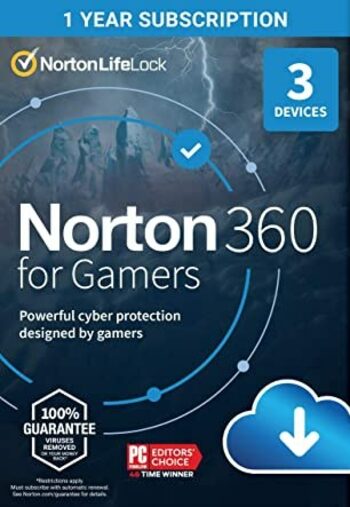Antivírus Norton 360 for Gamers 50GB - 3 Devices 1 Year - Norton Key EUROPE