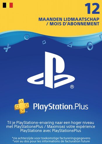 Playstation Plus Card 365 days (BE) PSN Key BELGIUM