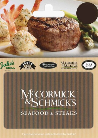 E-shop McCormick & Schmick’s Restaurant Gift Card 5 USD Key UNITED STATES
