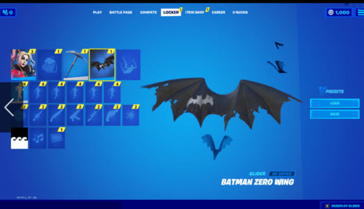 Desapego Games - Fortnite > Fortnite - Código Batman Zero Wing Glider (  Zeropoint )