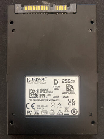 Kingston KC600 256 GB SSD Storage