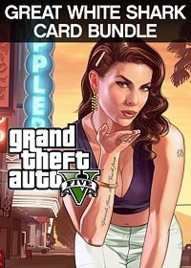 E-shop Grand Theft Auto V & Great White Shark Cash Card Bundle Rockstar Games Launcher Key EUROPE