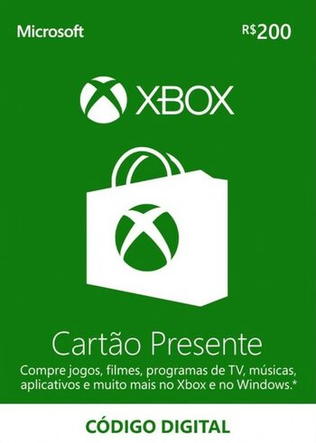 Tarjeta Regalo Xbox Live 200 BRL Código de Xbox Live BRAZIL