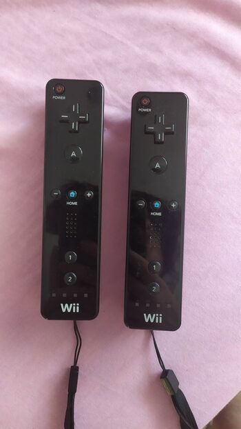 Dos mandos Wii negro original