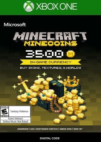 Minecraft Game with 3,500 Minecoins Bundle - Xbox Series XXbox One