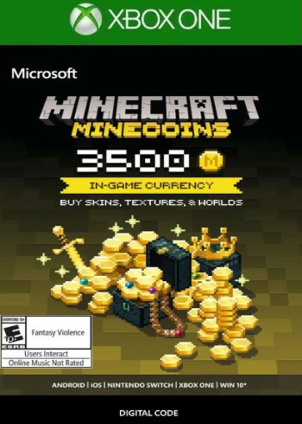 Minecraft gift card xbox on sale one