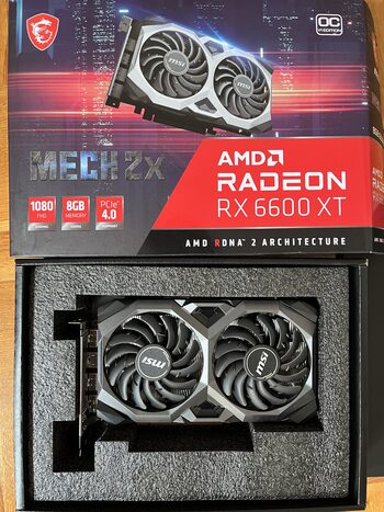 MSI AMD Radeon Radeon RX 6600 XT MECH 2X 8G OCV1 8 GB