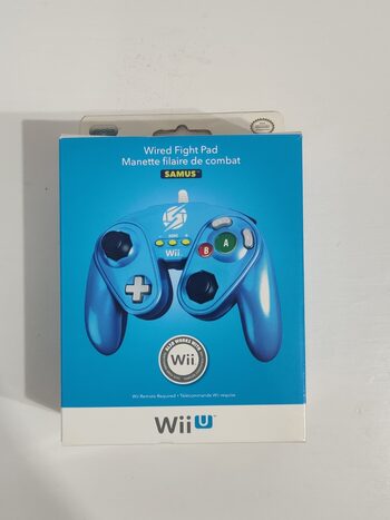 Mando Fight Pad Con Cable, Samus Zero Suit (Nintendo Wii U) 