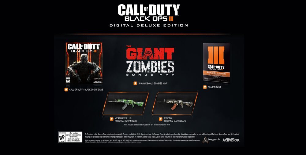 Call of Duty: Black Ops 3 - Digital Deluxe Edition Steam Key GLOBAL