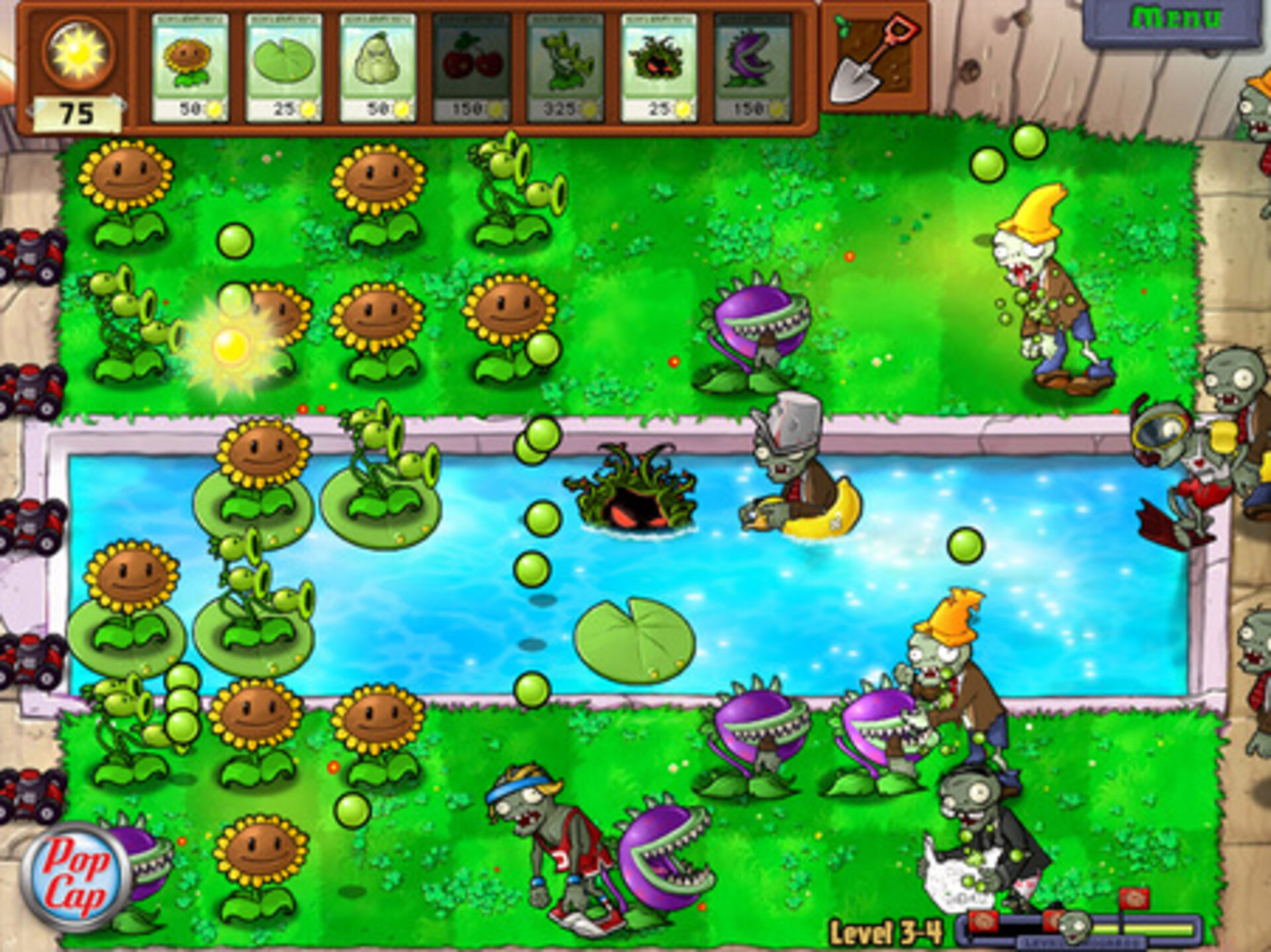 Игра зомби овощи. Plants vs. Zombies игры. Зомби против растений GOTY Edition. PVZ игра. Игра Plants vs Zombies 4.