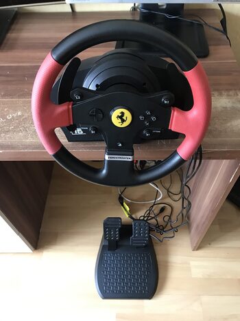 Thrustmaster T150 Ferrari wheel, vairas skirtas PS3 PS4 PS5 ir PC V13 for sale