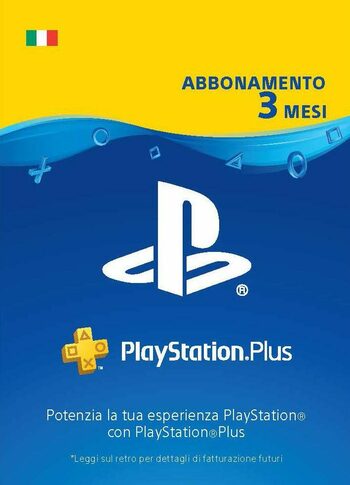 PlayStation Plus Card 90 Days (IT) PSN Key ITALY