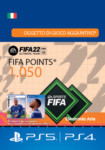 FIFA 22 - 1050 FUT Points (PS4/PS5) PSN Key ITALY