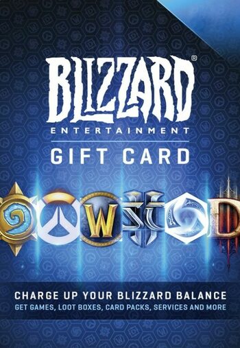 Gift Card Blizzard  Créditos para Jogos Blizzard - Xbr