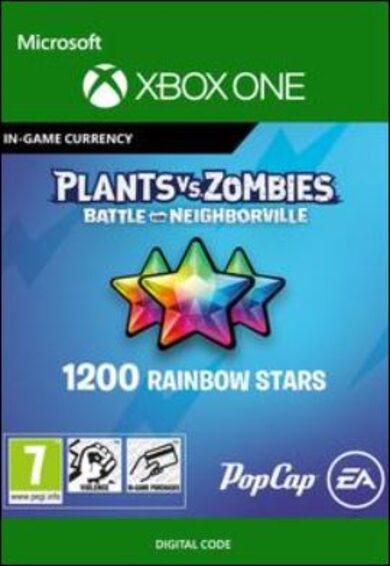 Plants Vs. Zombies: Battle For Neighborville – 1200 Rainbow Stars XBOX LIVE Key EUROPE
