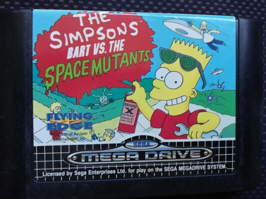 The Simpsons: Bart Simpson vs. the Space Mutants SEGA Mega Drive