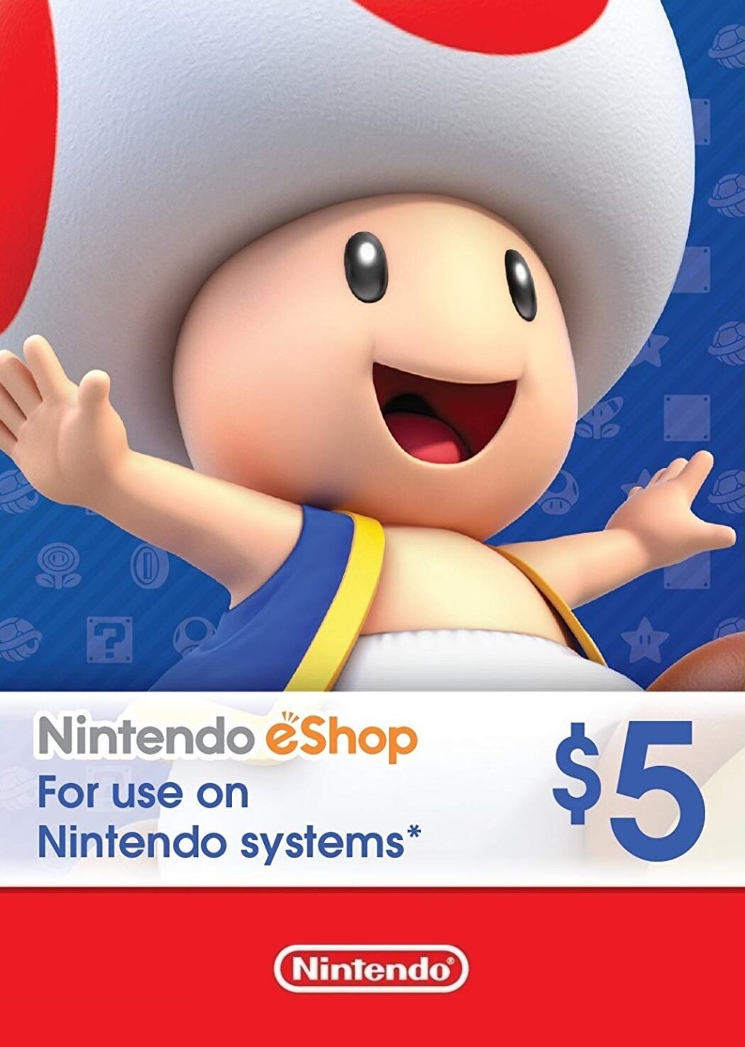 Buy Nintendo Switch gift card 5 USD much cheaper! Visit | ENEBA