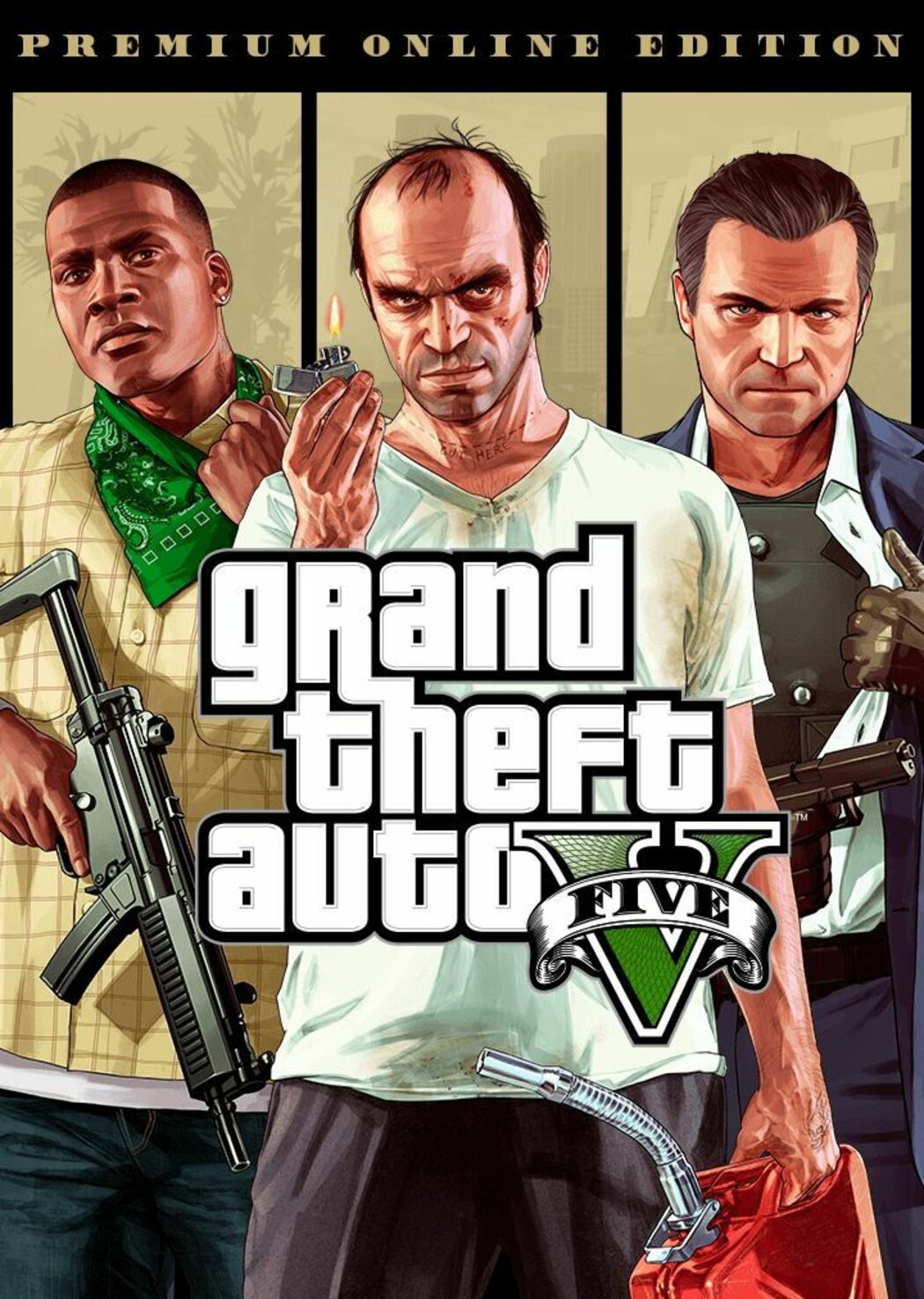 what is the difference in grand theft auto 5 premium online edition and regular grand theft auto 5