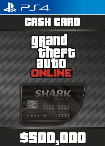 Grand Theft Auto Online: Bull Shark Cash Card (PS4) PSN Key UNITED STATES