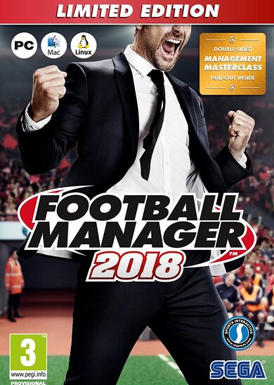 E-shop Football Manager 2018 (Limited Edition) Steam Key EUROPE