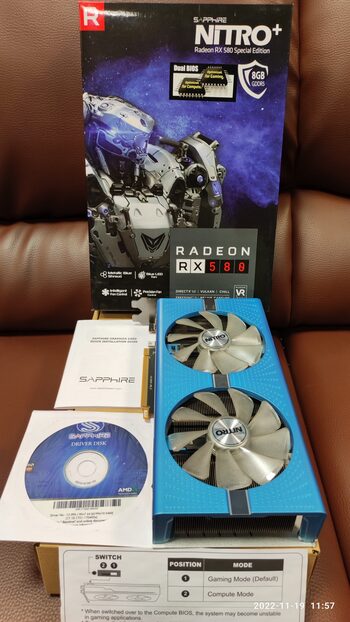  Sapphire Rx 580 8gb Nitro + Special Edition