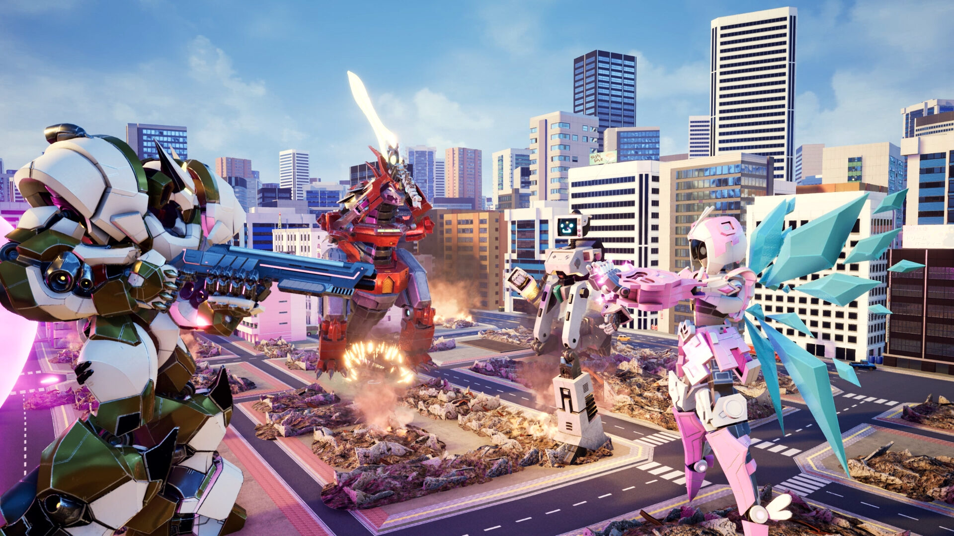 Domina Override Mech City Brawl Ps4 Kaina Pirk Pigiau Eneba