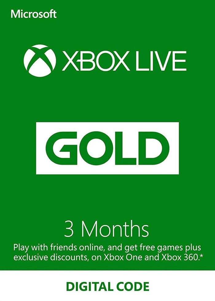 3-Month Xbox Live Gold Subcription