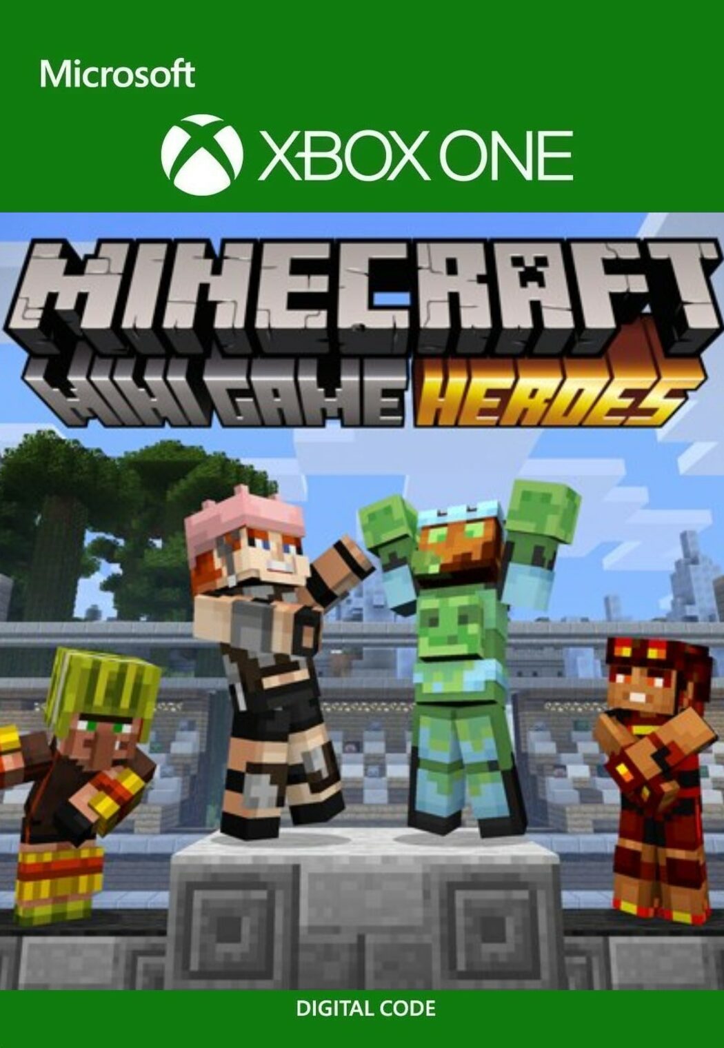 Compre Minecraft Mini Game Heroes Skin Pack (Xbox One) - Xbox Live Key -  ARGENTINA - Barato - !