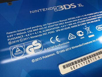 New 3ds XL Pokemon X e Y Version Azul Limited Ed. Nintendo COMO NUEVO