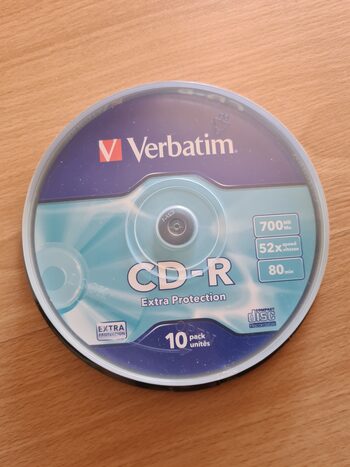10 CD-R Verbbatim 700MB 52X velocidad