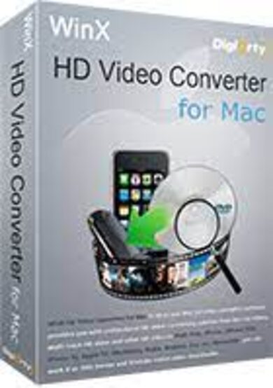 E-shop WinX HD Video Converter for Mac - 1 Year for 3 Macs Key GLOBAL
