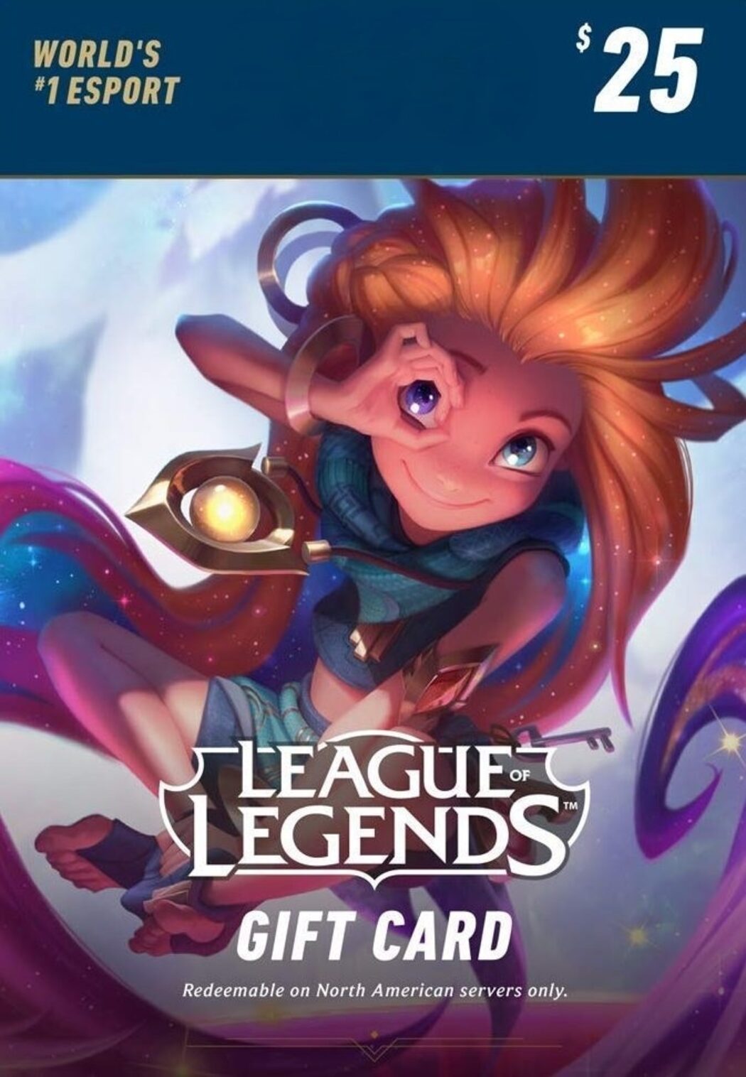  League of Legends $25 Gift Card - NA Server Only [Online Game  Code] : Video Games