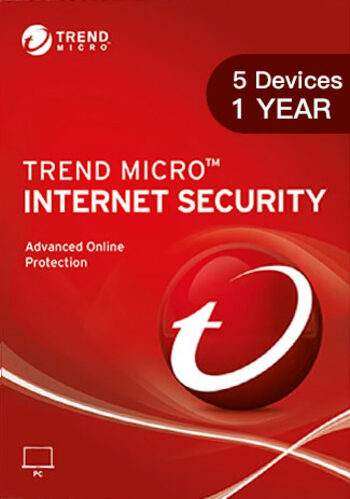 Trend Micro Internet Security 5 Devices 1 Year Key GLOBAL