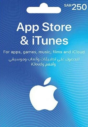 Apple iTunes Gift Card 250 SAR iTunes Key SAUDI ARABIA