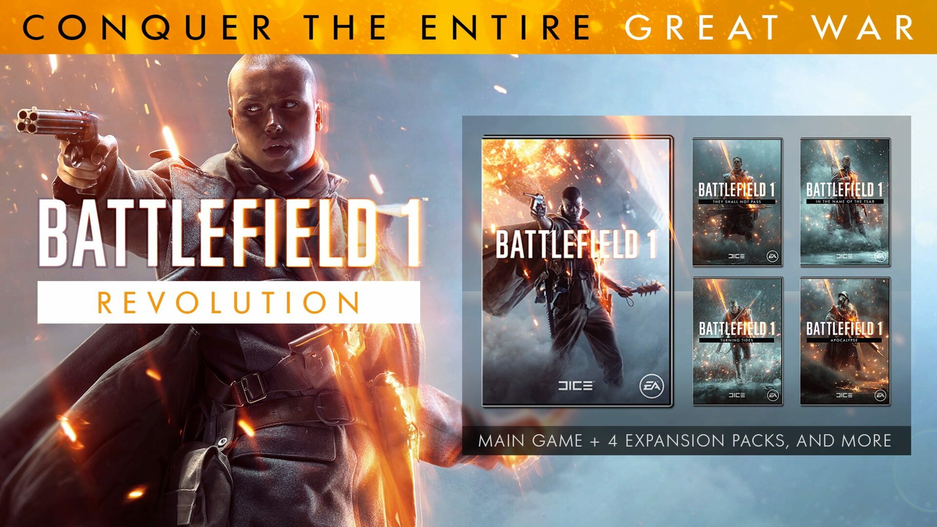 Buy Battlefield 1  Revolution (PC) - Steam Key - GLOBAL - Cheap - !