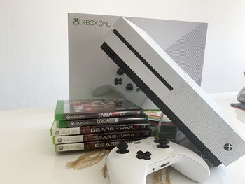 Roble como el desayuno Salida Comprar Xbox One S, White, 1TB +mando +juegos +batería | ENEBA