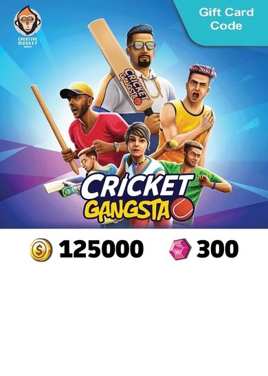 E-shop Cricket Gangsta - Coin Pack 125,000 + Gem Pack 300 (iOS/Android) meplay Key INDIA