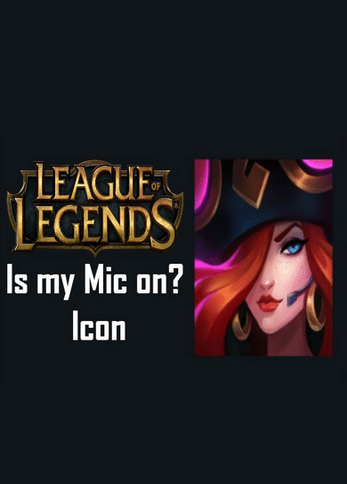 E-shop League Of Legends "Is my Mic on?" Icon (DLC) - Riot Key GLOBAL