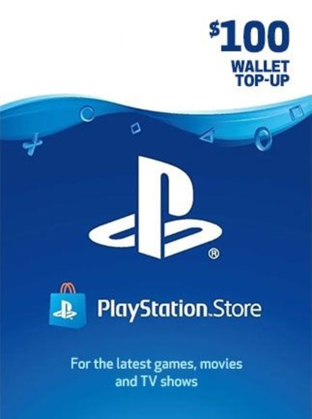 New Sony PlayStation Network PSN 100 Dollar USD Gift Card PS5 PS4