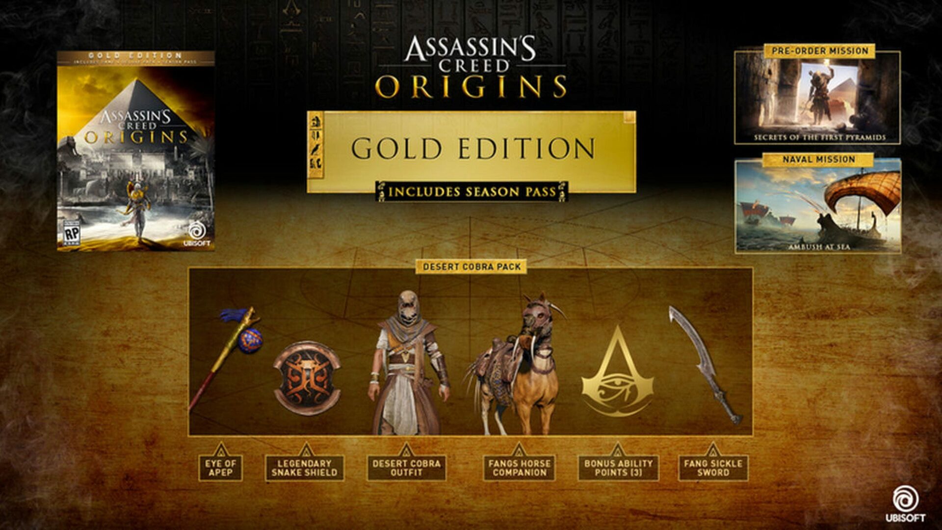 Buy Assassin S Creed Origins Gold Edition Xbox Key Eneba