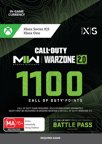 1,100 Modern Warfare II or Call of Duty: Warzone 2.0 Points XBOX LIVE Key GLOBAL