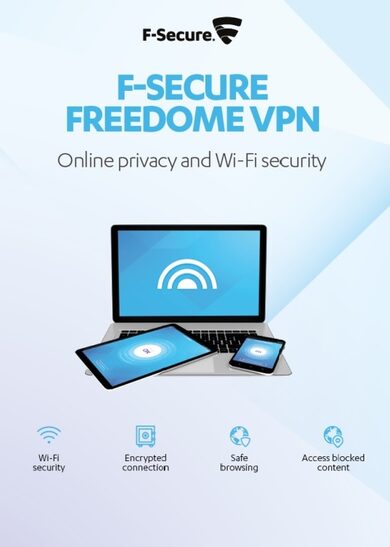 E-shop F-Secure Freedome VPN 5 Devices 2 Years Key EUROPE
