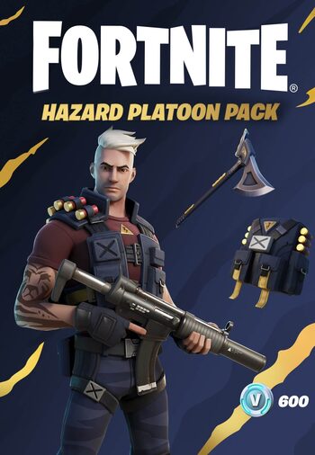 Fortnite - Hazard Platoon Pack + 600 V-Bucks Código de Epic Games GLOBAL