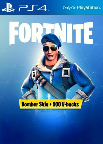 Fortnite: Bomber Pack + 500 V-Bucks (PS4) Código de PSN UNITED STATES