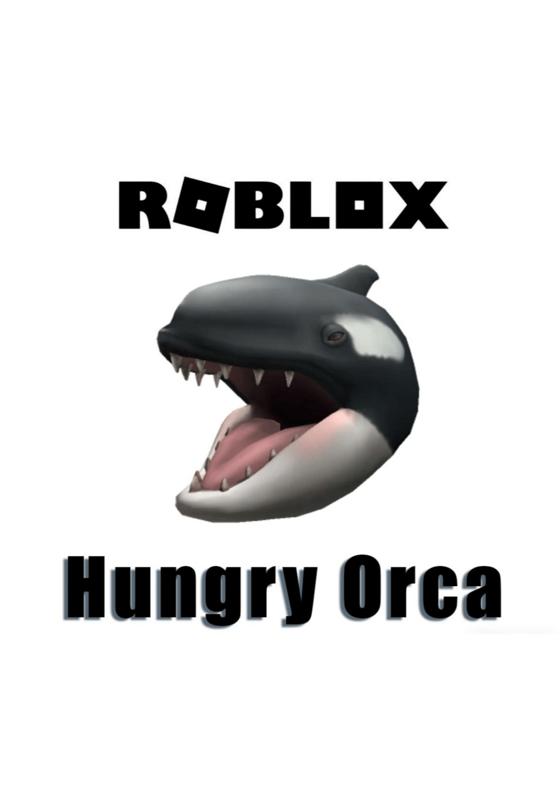 New Roblox “Hungry Orca hat. (Is sadly a prime gaming welp, time to beg  mother for credit card) 