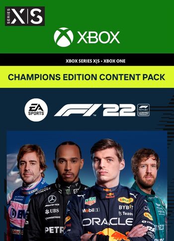 F1® 22: Champions Edition Content Pack (DLC) Xbox One/Xbox Series X|S Key EUROPE