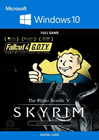 The Elder Scrolls V: Skyrim Anniversary Edition and Fallout 4 G.O.T.Y Bundle - Windows 10 Store Key EUROPE