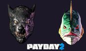 PAYDAY 2 - Lycanwulf and The One Below Masks (DLC) Steam Key GLOBAL