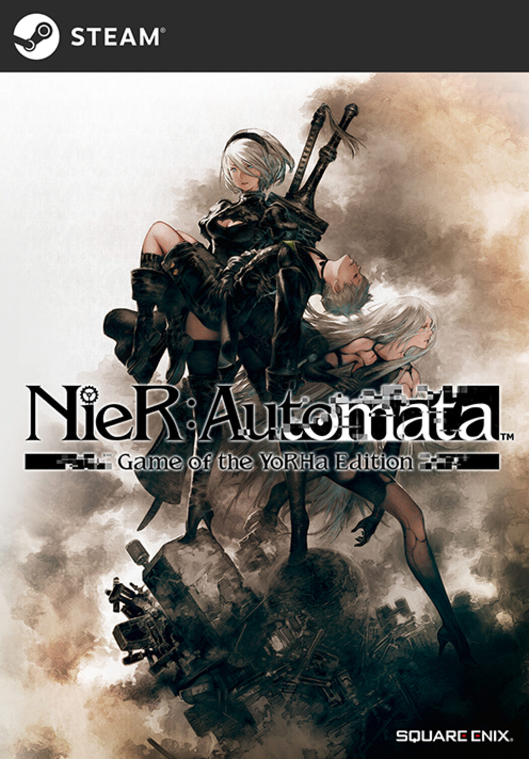 Un set de cartas por la reserva en GAME de NieR: Automata